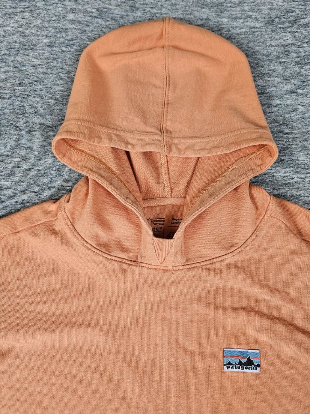 Patagonia Women’s Sz M Organic Certified Cotton Hoody Hoodie Orange #26370